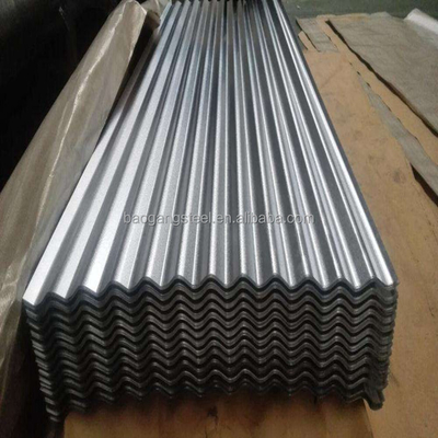 600 - 1250mm Galvanized Corrugated Roofing Sheet Regular Spangle DX51D DX52D