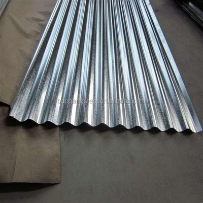Z61-Z90 Galvanized Corrugated Roofing Sheet Regular Spangle AiSi ASTM BS DIN GB JIS